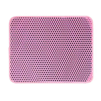 Cat Litter Mat Double Layer Pet Litter Box Waterproof Pet Mat Non-Slip Sand Cat Pad Washable Bed Mat Clean Pad Products